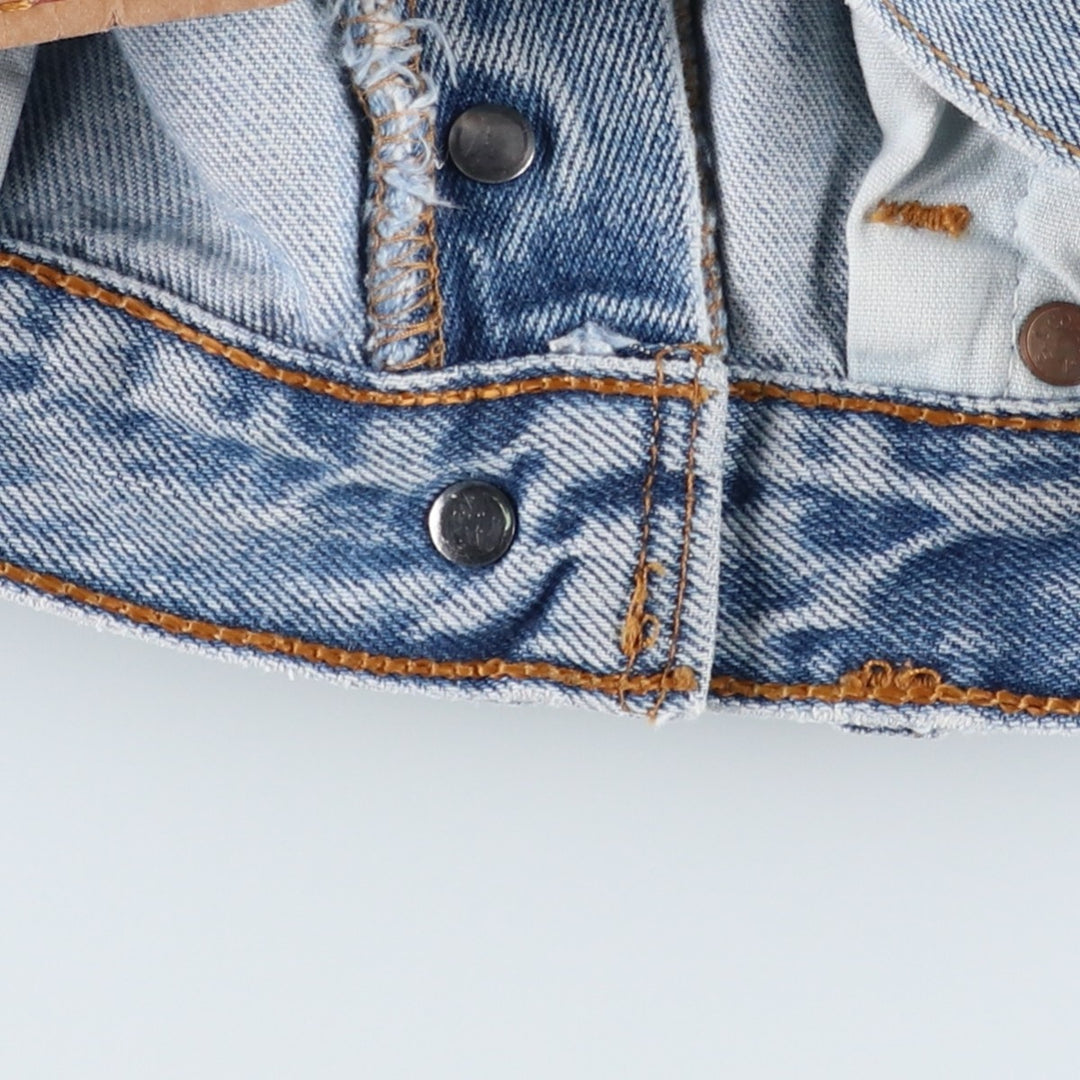 2000'S Levi's 501 Straight Denim Pants, Made in USA, Women's Size L (equivalent to W29) cotton blue type Vintage Second Hand