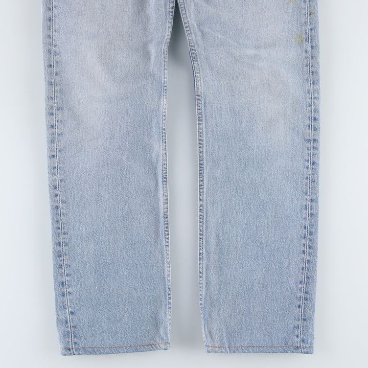 2000'S Levi's 501 Straight Denim Pants, Made in USA, Women's Size L (equivalent to W29) cotton blue type Vintage Second Hand