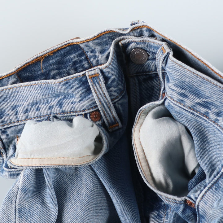 2000'S Levi's 501 Straight Denim Pants, Made in USA, Women's Size L (equivalent to W29) cotton blue type Vintage Second Hand