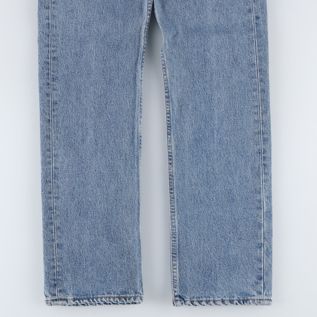 90'S Levi's 501-0193 Straight Denim Pants, Made in USA, Women's Size L (W28), Vintage cotton blue type Vintage Second Hand
