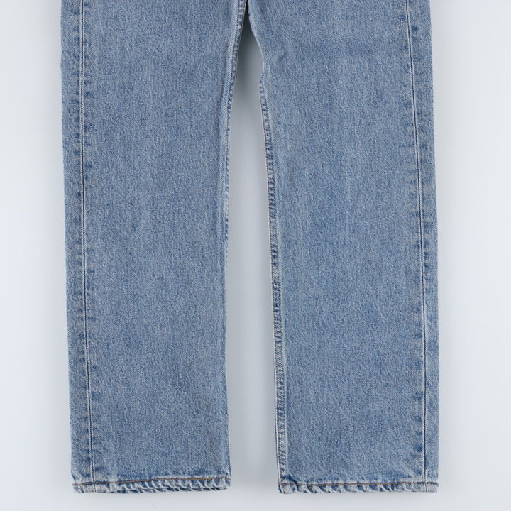 90'S Levi's 501-0193 Straight Denim Pants, Made in USA, Women's Size L (W28), Vintage cotton blue type Vintage Second Hand