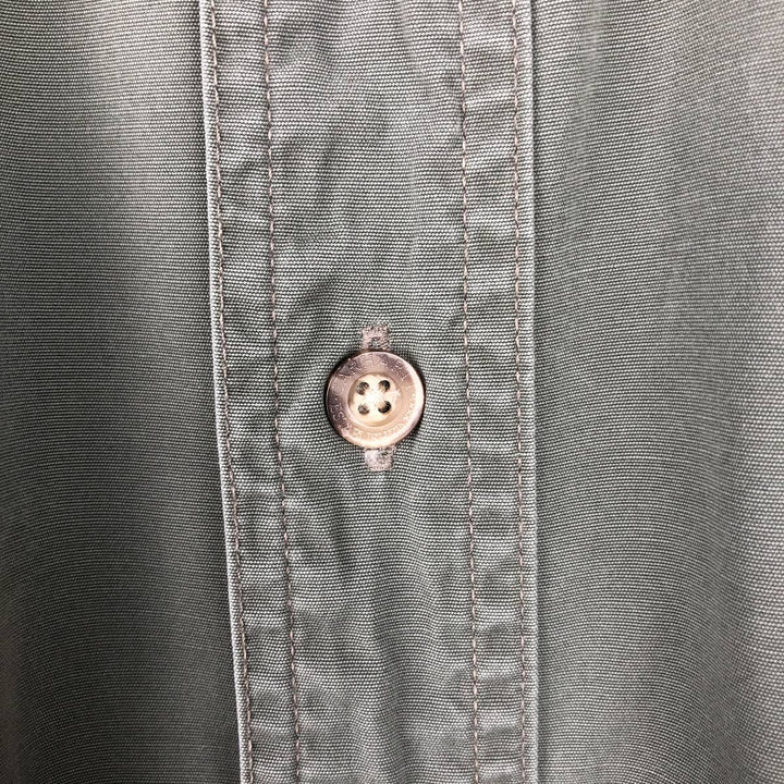 Carhartt short sleeve work shirt, size L for men cotton Khaki type sage green Vintage Second Hand
