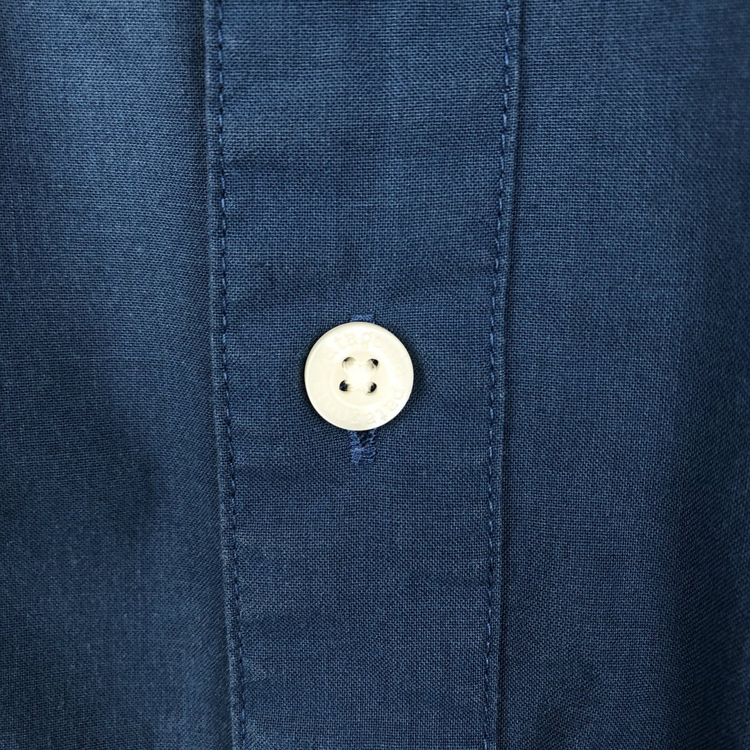 Patagonia 52690SP14 Short-Sleeve Cotton Shirt, Men's Size M (approx.) Organic cotton blue type Vintage Second Hand