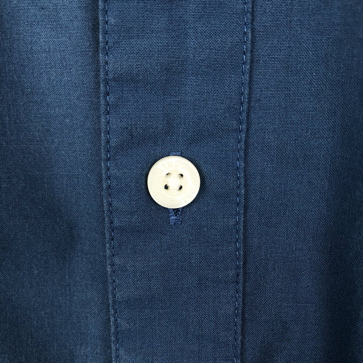 Patagonia 52690SP14 Short-Sleeve Cotton Shirt, Men's Size M (approx.) Organic cotton blue type Vintage Second Hand
