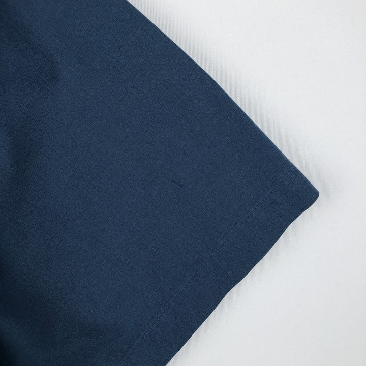 Patagonia 52690SP14 Short-Sleeve Cotton Shirt, Men's Size M (approx.) Organic cotton blue type Vintage Second Hand