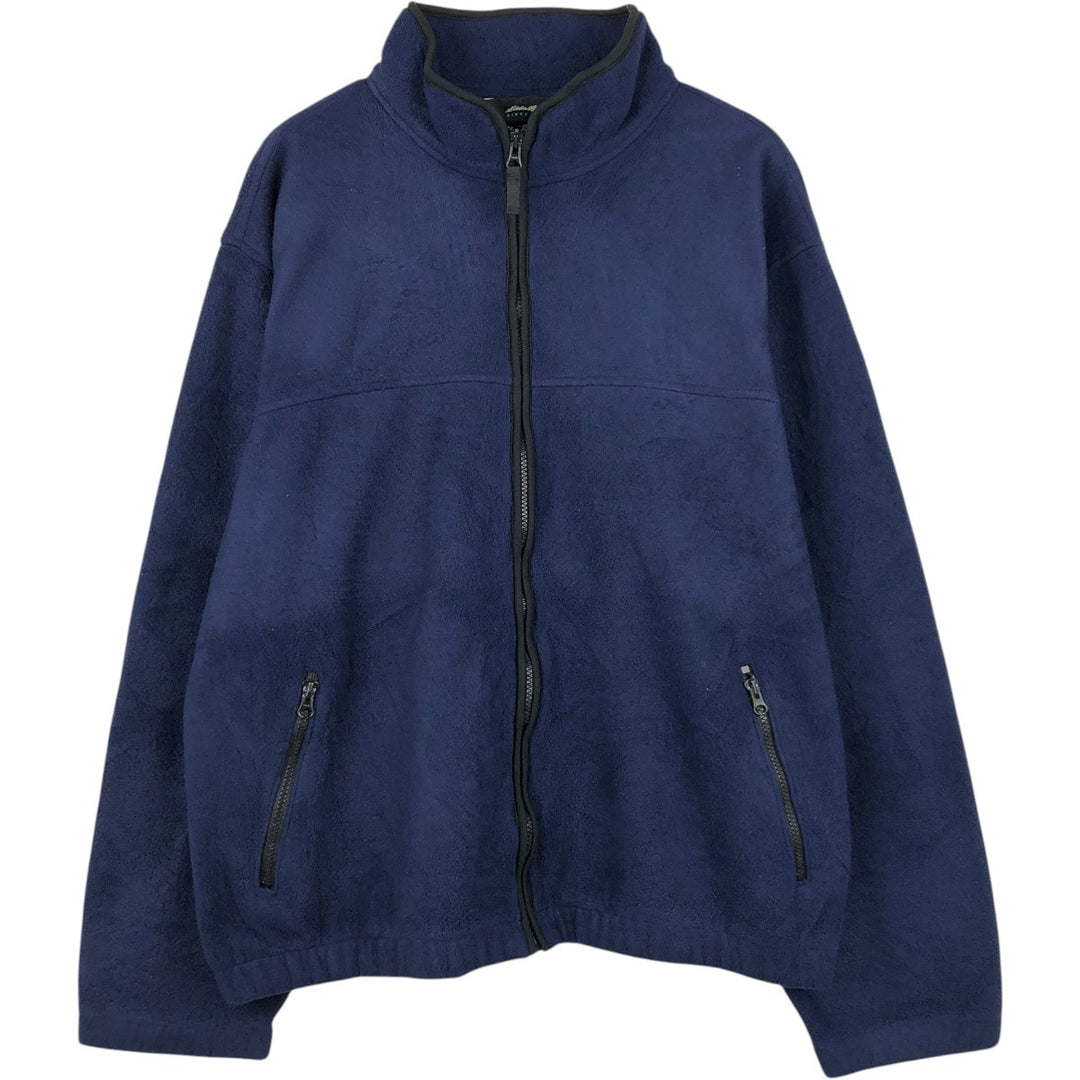 2000'S Eddie Bauer fleece jacket, men's size L (approx.) polyester blue type Vintage Second Hand