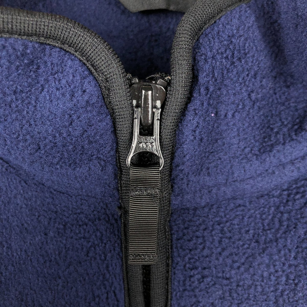 2000'S Eddie Bauer fleece jacket, men's size L (approx.) polyester blue type Vintage Second Hand