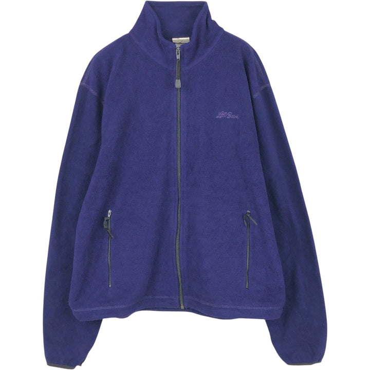 1990'S LL Bean Fleece Jacket, Men's Size L, Vintage unclear purple type Vintage Second Hand
