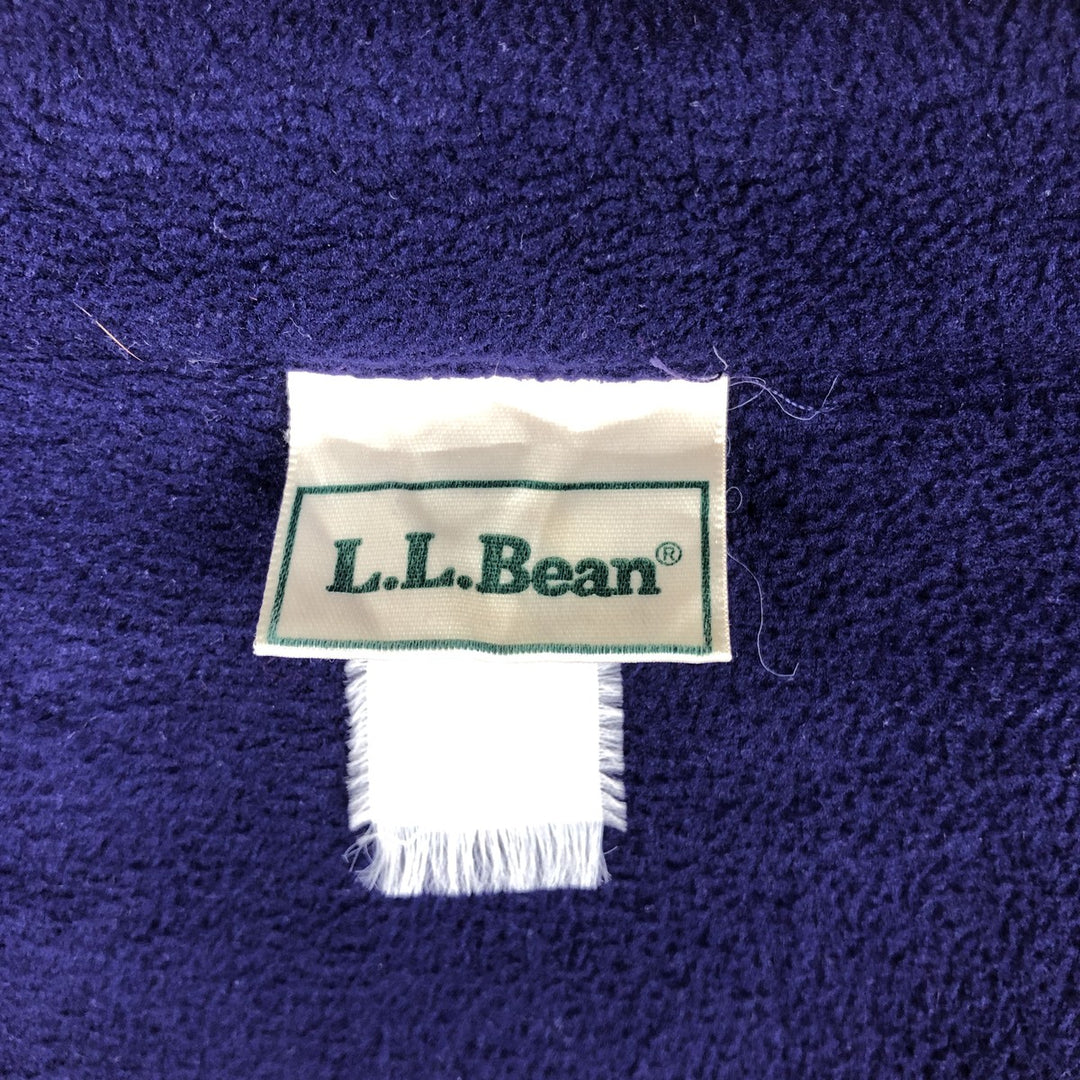1990'S LL Bean Fleece Jacket, Men's Size L, Vintage unclear purple type Vintage Second Hand