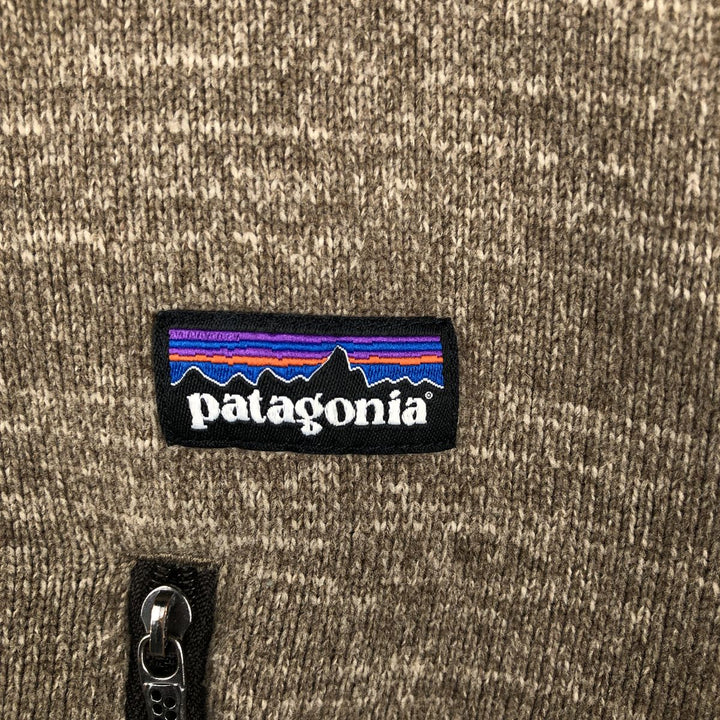 Patagonia Better Sweater 1 polyester Khaki type brown Vintage Second Hand