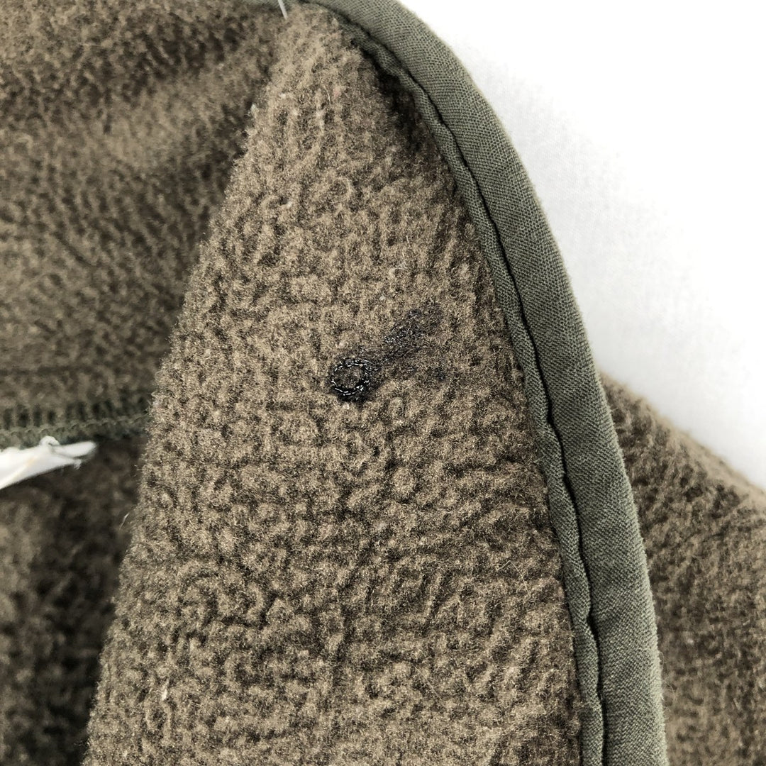 Columbia Half-Snap Fleece Pullover, Made in USA, Men's Size L (approx.) polyester Khaki type Vintage Second Hand