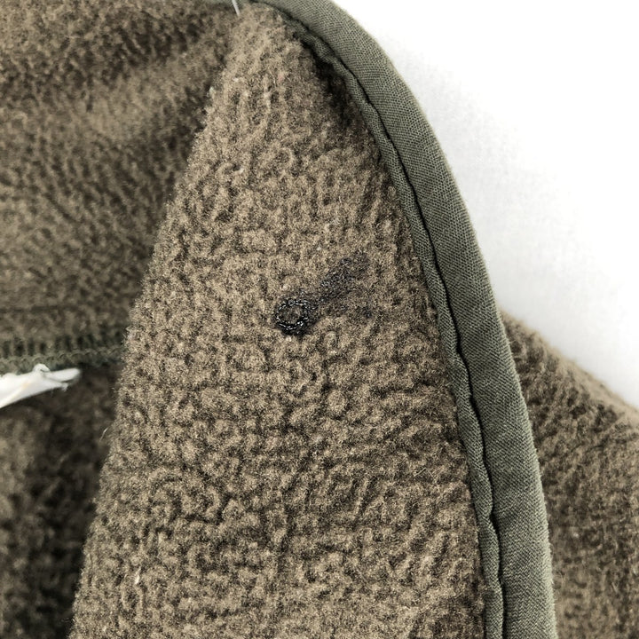 Columbia Half-Snap Fleece Pullover, Made in USA, Men's Size L (approx.) polyester Khaki type Vintage Second Hand