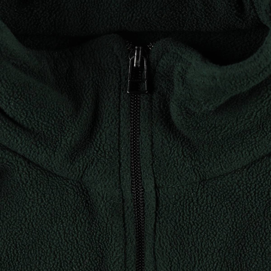 Ralph Lauren CHAPS Half-Zip Fleece Pullover, Men's XXL (approx.) polyester Green type dark green Vintage Second Hand