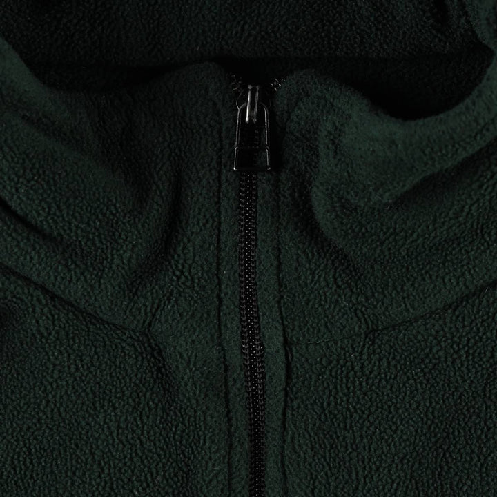 Ralph Lauren CHAPS Half-Zip Fleece Pullover, Men's XXL (approx.) polyester Green type dark green Vintage Second Hand