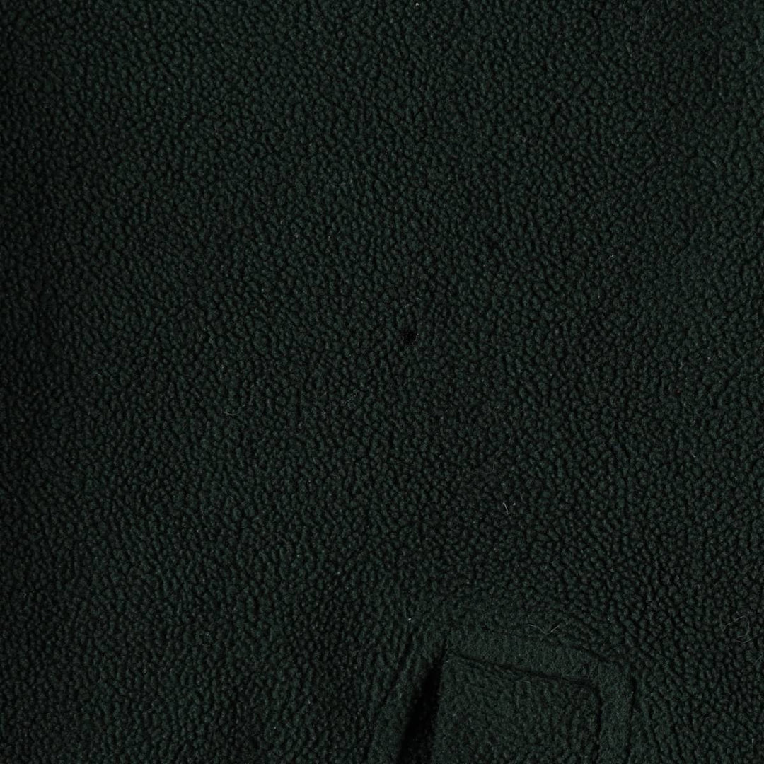Ralph Lauren CHAPS Half-Zip Fleece Pullover, Men's XXL (approx.) polyester Green type dark green Vintage Second Hand