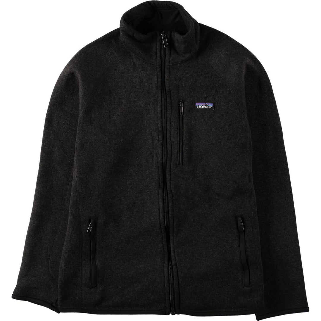 Patagonia Better Sweater Jacket 25527FA17 Fleece Jacket, Men's Size Medium polyester black type Vintage Second Hand