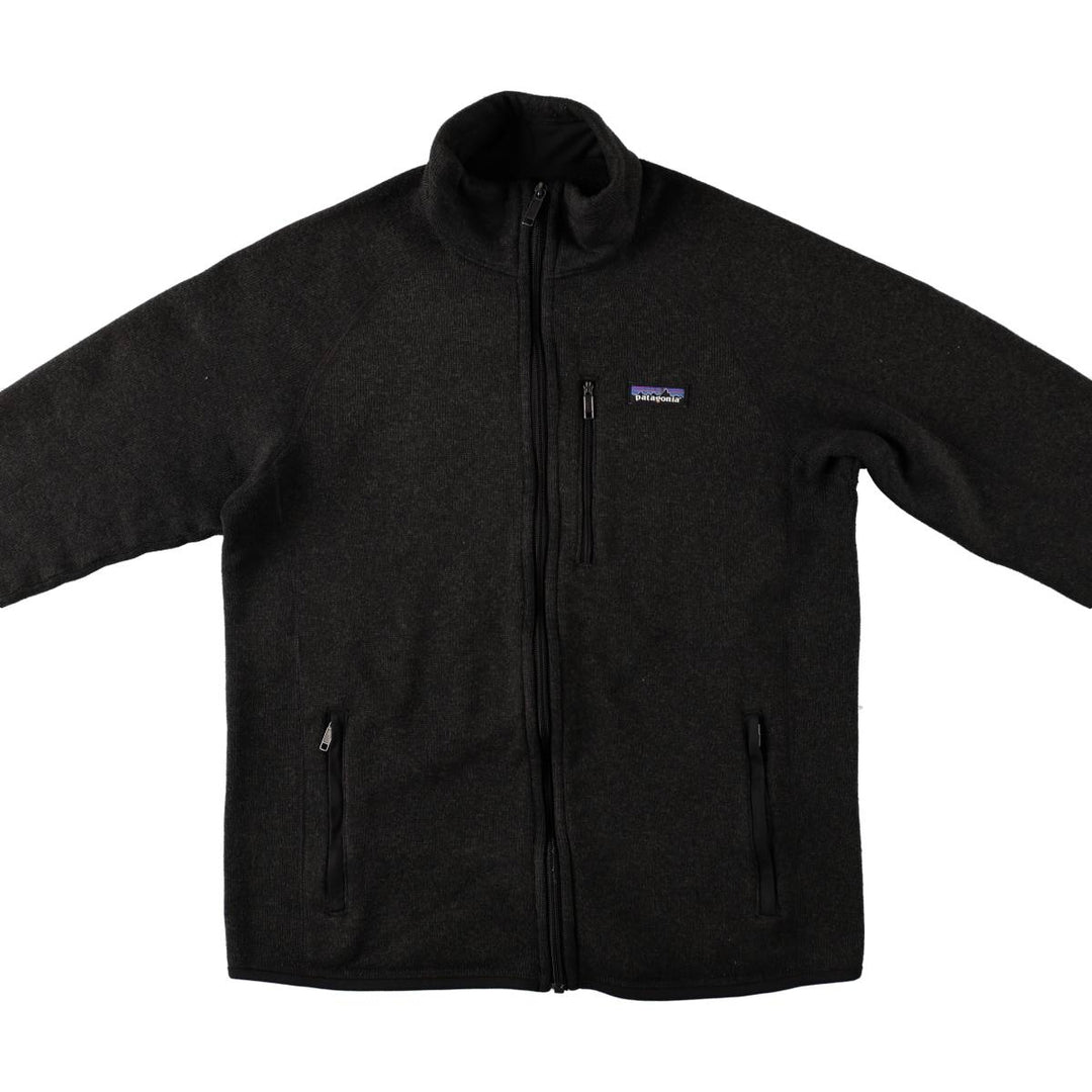 Patagonia Better Sweater Jacket 25527FA17 Fleece Jacket, Men's Size Medium polyester black type Vintage Second Hand