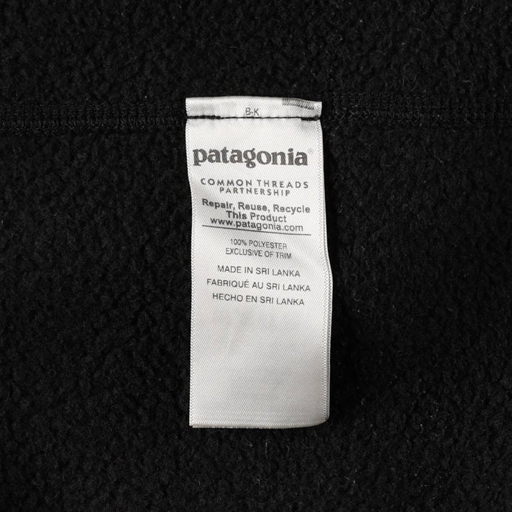 Patagonia Better Sweater Jacket 25527FA17 Fleece Jacket, Men's Size Medium polyester black type Vintage Second Hand