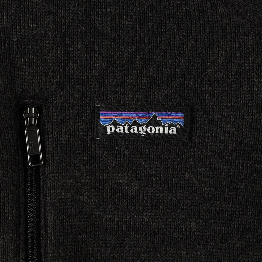 Patagonia Better Sweater Jacket 25527FA17 Fleece Jacket, Men's Size Medium polyester black type Vintage Second Hand