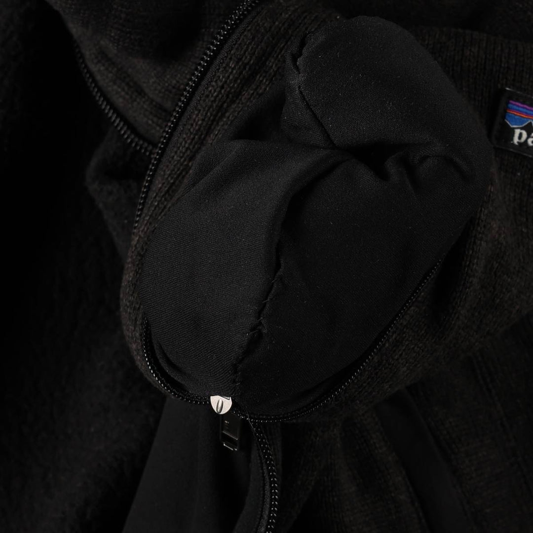 Patagonia Better Sweater Jacket 25527FA17 Fleece Jacket, Men's Size Medium polyester black type Vintage Second Hand