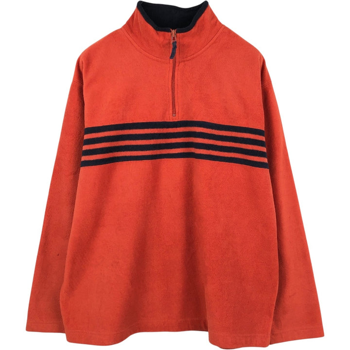 90'S GAP Vintage Half-Zip Fleece Pullover, Men's Size Medium polyester orange type Vintage Second Hand