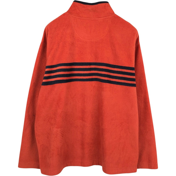 90'S GAP Vintage Half-Zip Fleece Pullover, Men's Size Medium polyester orange type Vintage Second Hand