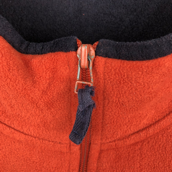 90'S GAP Vintage Half-Zip Fleece Pullover, Men's Size Medium polyester orange type Vintage Second Hand