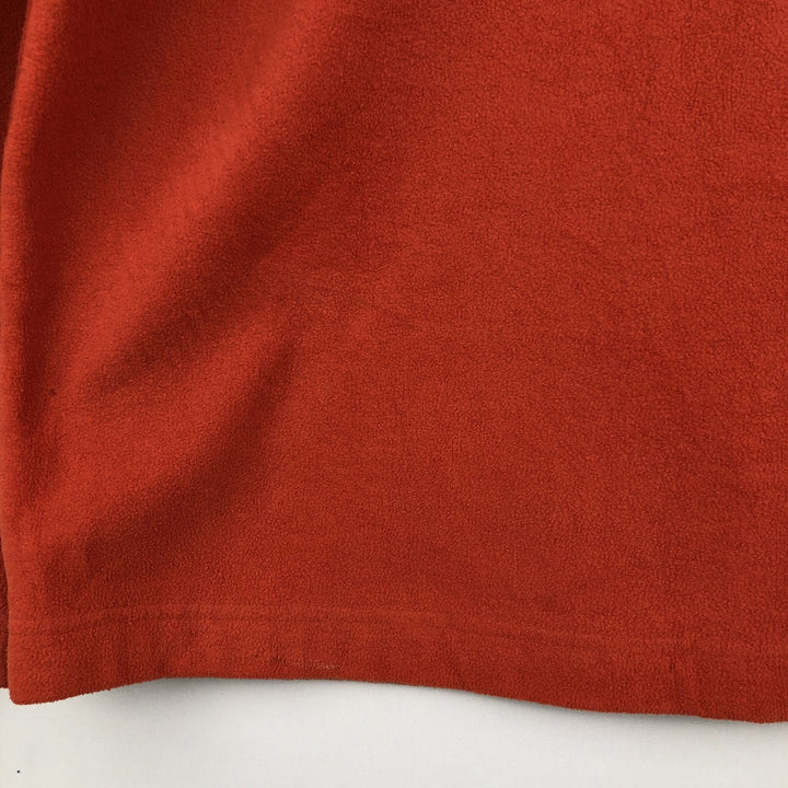 90'S GAP Vintage Half-Zip Fleece Pullover, Men's Size Medium polyester orange type Vintage Second Hand