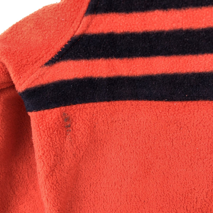 90'S GAP Vintage Half-Zip Fleece Pullover, Men's Size Medium polyester orange type Vintage Second Hand