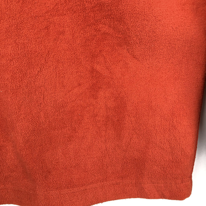 90'S GAP Vintage Half-Zip Fleece Pullover, Men's Size Medium polyester orange type Vintage Second Hand