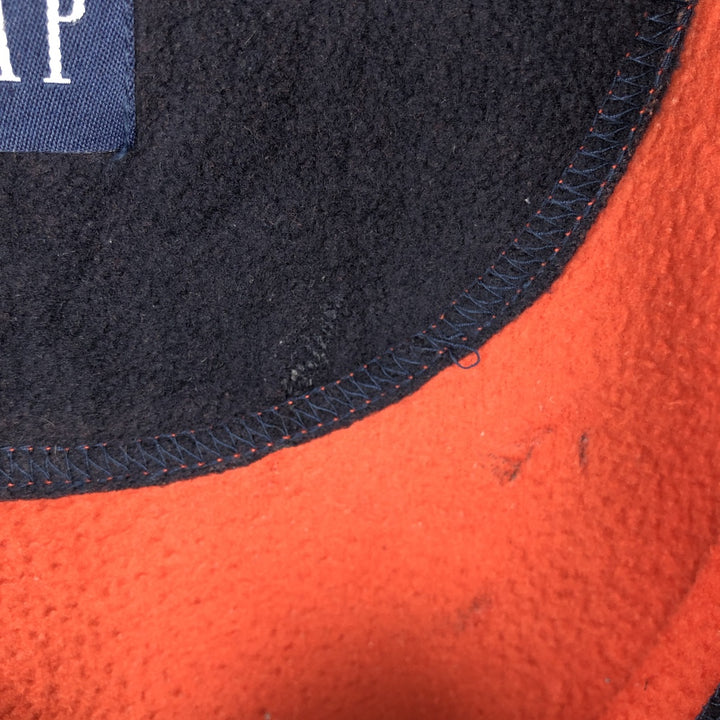 90'S GAP Vintage Half-Zip Fleece Pullover, Men's Size Medium polyester orange type Vintage Second Hand