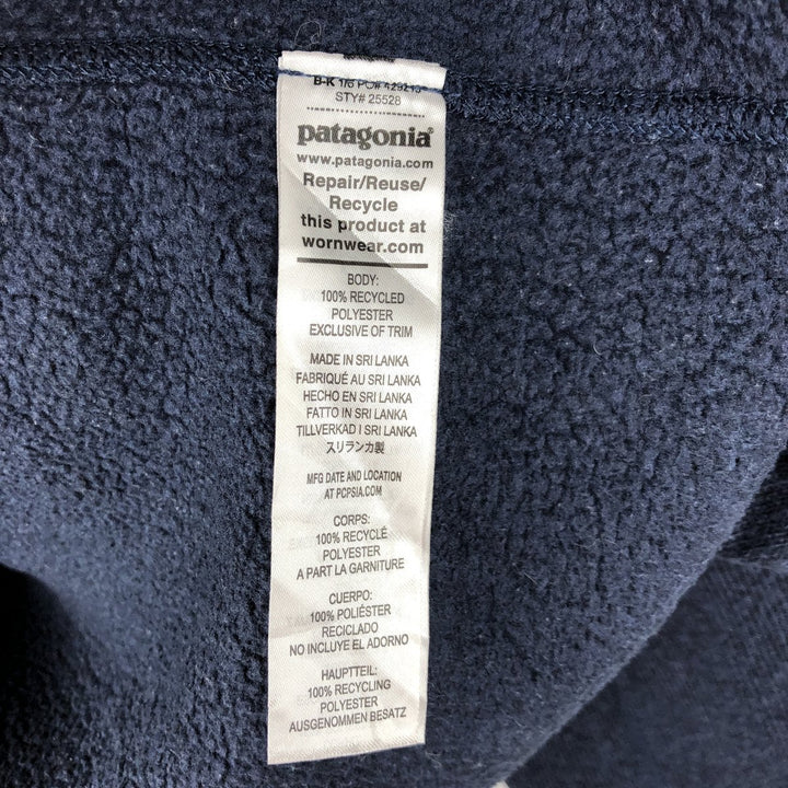 Patagonia Better Sweater Jacket 25528FA22 Fleece Jacket Men's Size L (approx.) polyester navy blue type Vintage Second Hand