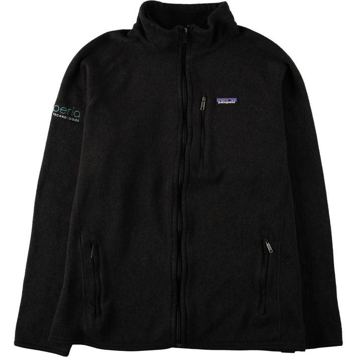 Patagonia Better Sweater Jacket 25527FA17 Advertising Fleece Jacket, Men's XL equivalent. polyester black type Vintage Second Hand
