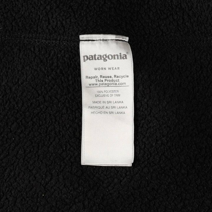 Patagonia Better Sweater Jacket 25527FA17 Advertising Fleece Jacket, Men's XL equivalent. polyester black type Vintage Second Hand