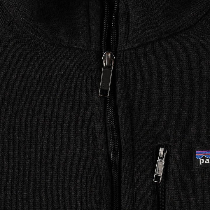 Patagonia Better Sweater Jacket 25527FA17 Advertising Fleece Jacket, Men's XL equivalent. polyester black type Vintage Second Hand