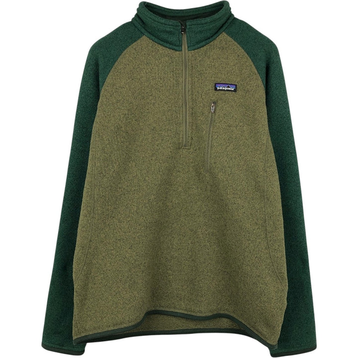 Patagonia Better Sweater Half-Zip Fleece Pullover (Men's Size M) unclear Khaki type Vintage Second Hand