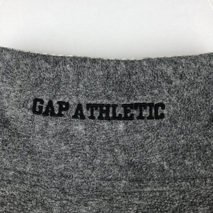 90'S GAP Vintage Half-Zip Fleece Pullover, Men's Size Medium polyester gray type Vintage Second Hand