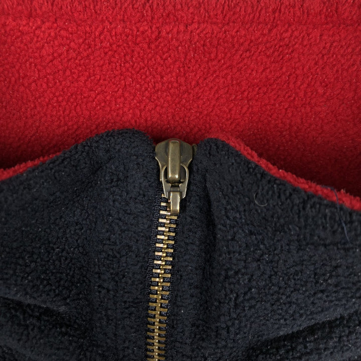Ralph Lauren POLO by Ralph Lauren Half-Zip Fleece Pullover, Men's Size L polyester navy blue type Vintage Second Hand