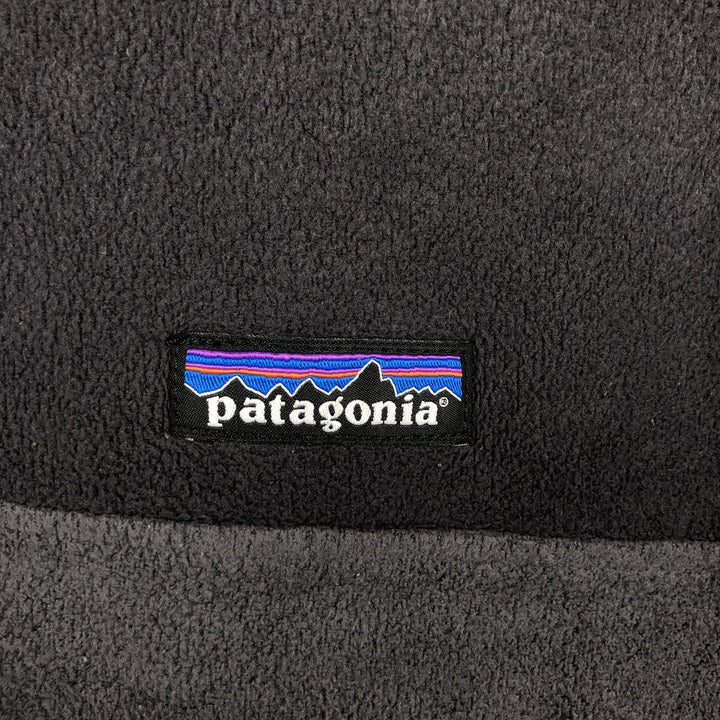 Patagonia Micro D Snap-T 26165SP19 Half-Button Fleece Pullover, Men's Size L (approx.) recycled polyester gray type Vintage Second Hand
