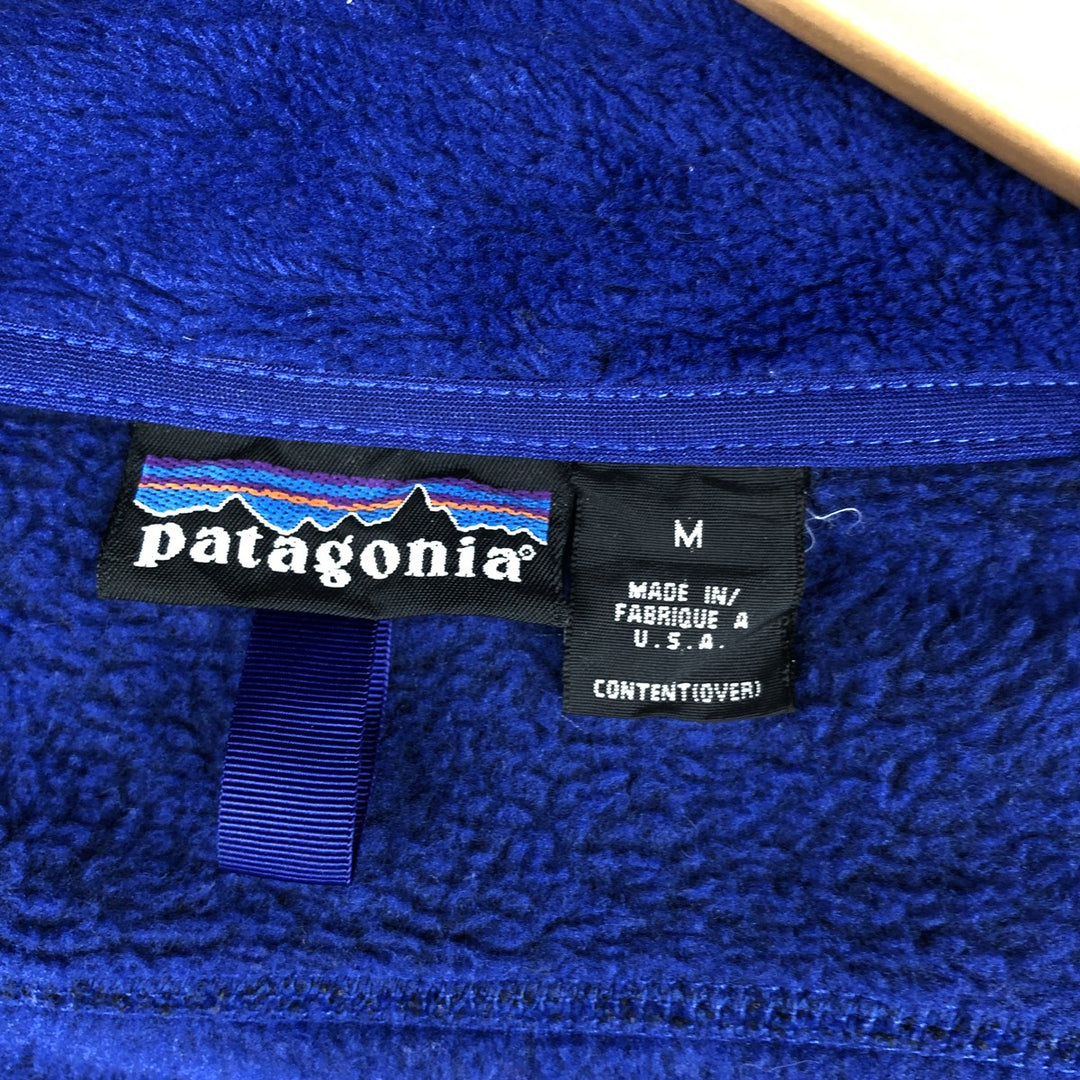 ~2000'S Patagonia Regulator R2 Fleece Jacket, Made in USA, Men's Size M polyester blue type Vintage Second Hand