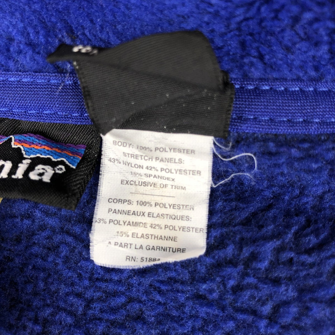 ~2000'S Patagonia Regulator R2 Fleece Jacket, Made in USA, Men's Size M polyester blue type Vintage Second Hand