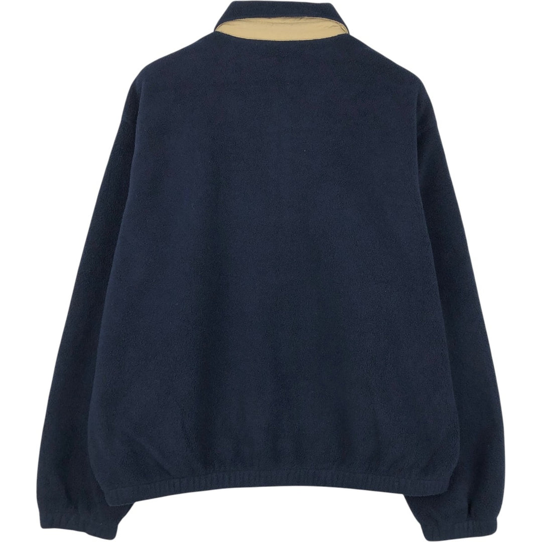 Ralph Lauren POLO by Ralph Lauren Swing Top Type Fleece Jacket Men's L size polyester navy blue type Vintage Second Hand