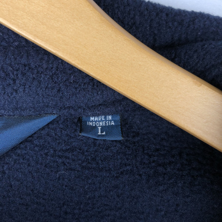 Ralph Lauren POLO by Ralph Lauren Swing Top Type Fleece Jacket Men's L size polyester navy blue type Vintage Second Hand