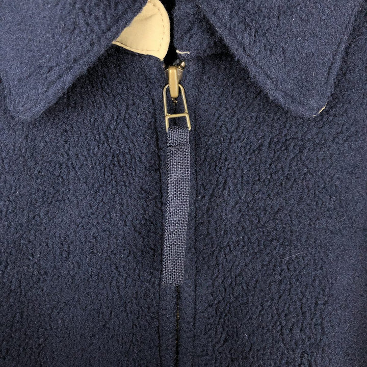 Ralph Lauren POLO by Ralph Lauren Swing Top Type Fleece Jacket Men's L size polyester navy blue type Vintage Second Hand