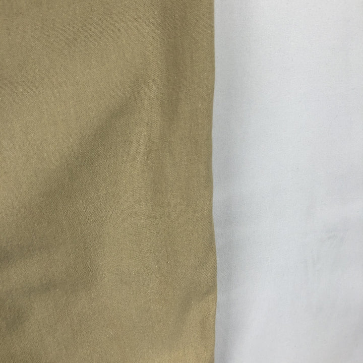 Villanueva Short-Sleeve Open-Collar Mexican Shirt, Cuban Shirt, Boxy Shirt, Men's Size L (Equivalent), Vintage unclear Beige type Vintage Second Hand