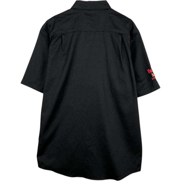 Carhartt Relaxed Fit Button-down Short Sleeve Work Shirt, Men's Medium cotton black type Vintage Second Hand
