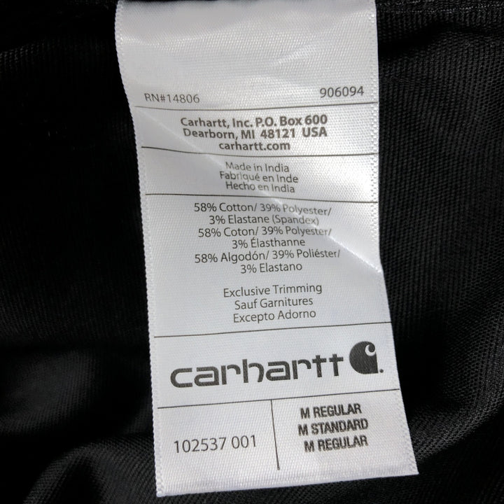Carhartt Relaxed Fit Button-down Short Sleeve Work Shirt, Men's Medium cotton black type Vintage Second Hand