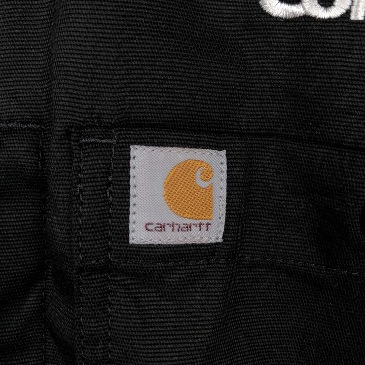 Carhartt Relaxed Fit Button-down Short Sleeve Work Shirt, Men's Medium cotton black type Vintage Second Hand