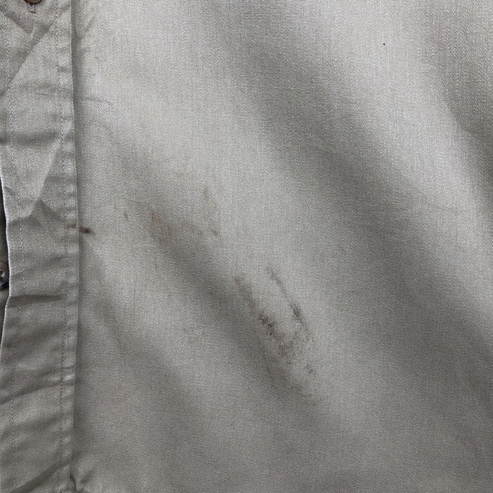 Carhartt button-down short-sleeve work shirt, men's XL size unclear Beige type Vintage Second Hand