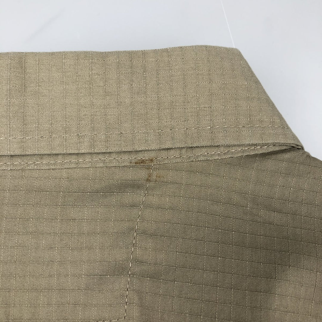 Carhartt Ripstop Short-Sleeve Work Shirt, Men's Size XL polyester Beige type Vintage Second Hand